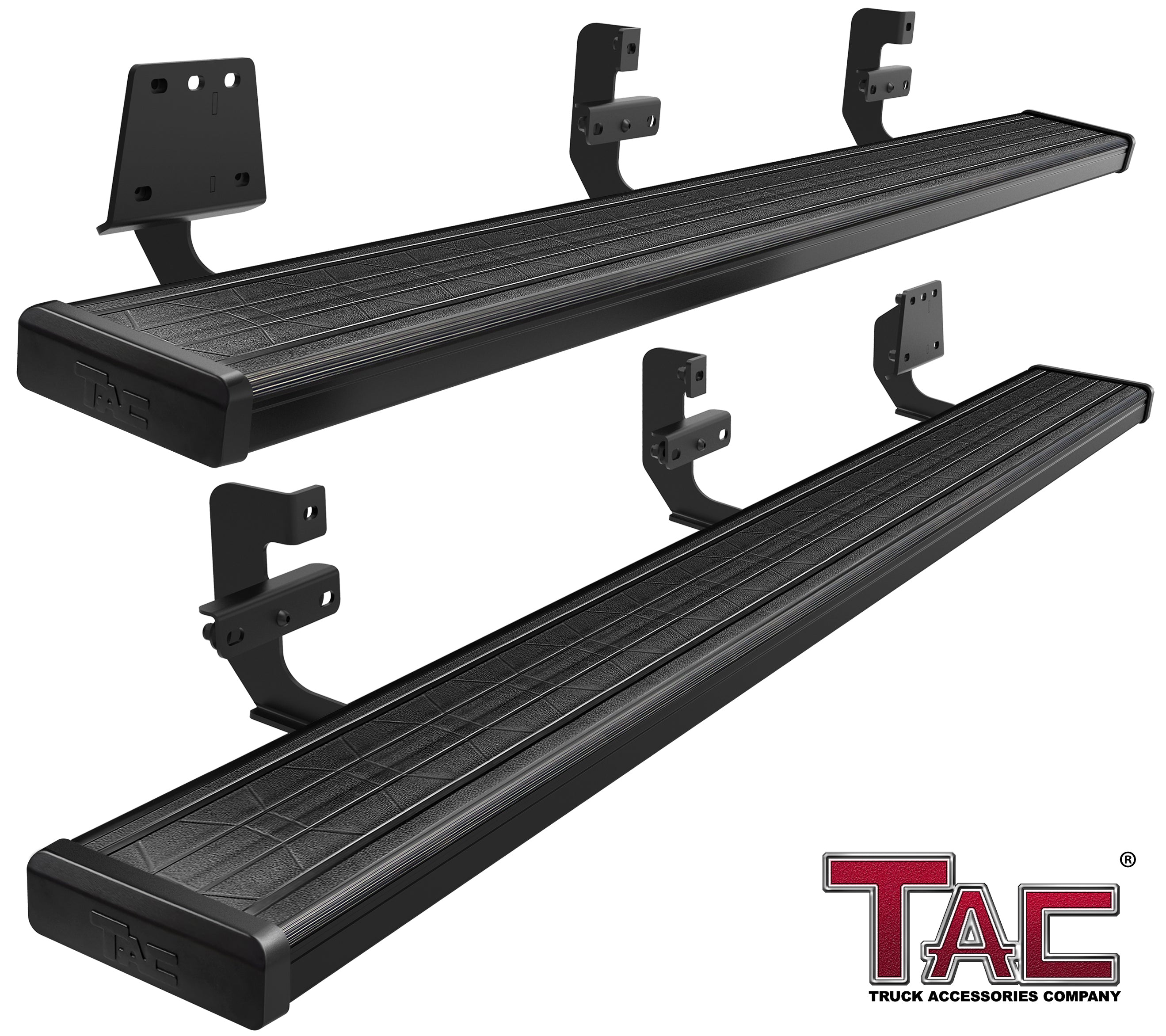 TAC Spear Running Boards Compatible with 2019-2024 Dodge RAM 1500