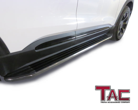 TAC Viewpoint Running Boards Compatible with 2020-2025 Ford Explorer SUV| 5.5 Inch Width| Side Steps| Nerf Bars| Step Rails| Aluminum| Black (2 PCS)