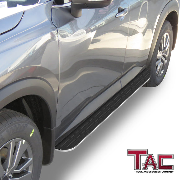 TAC Cobra Running Boards Compatible With 2013-2021 Nissan Pathfinder (Exclude. Models with welcome lighting) SUV Side Steps Nerf Bars Step Rails Aluminum Black Off-Road City Exterior Accessories