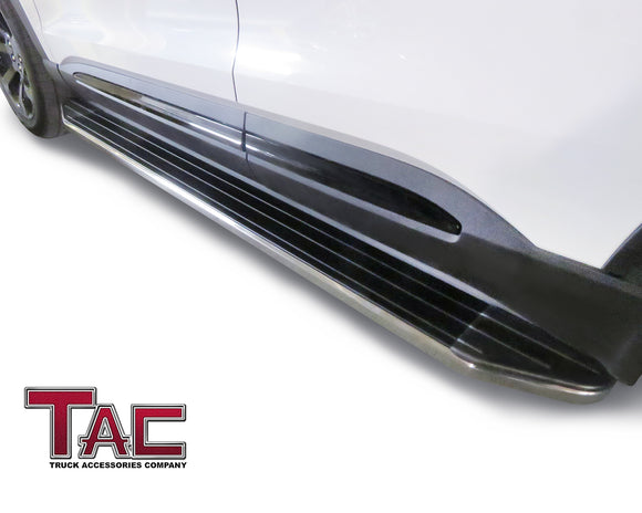 TAC Viewpoint Running Boards Compatible with 2020-2025 Ford Explorer SUV| 5.5 Inch Width| Side Steps| Nerf Bars| Step Rails| Aluminum| Black (2 PCS)