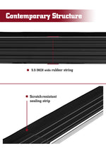TAC Running Boards Fit 2021-2024 Jeep Grand Cherokee L / 2022-2024 Grand Cherokee (Exclude 2022-2024 4xe Models) SUV 5.5” Aluminum Black Side Steps Nerf Bars Step Rails Exterior Accessories 2Pcs
