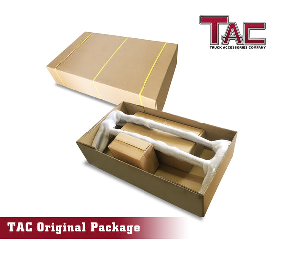 TAC Custom Fit 2020-2024 Ford Transit 2WD (Excl. 2022-2024 E-Transit) Front Runner Guard BLK Brush Nudge Push Bull Bar