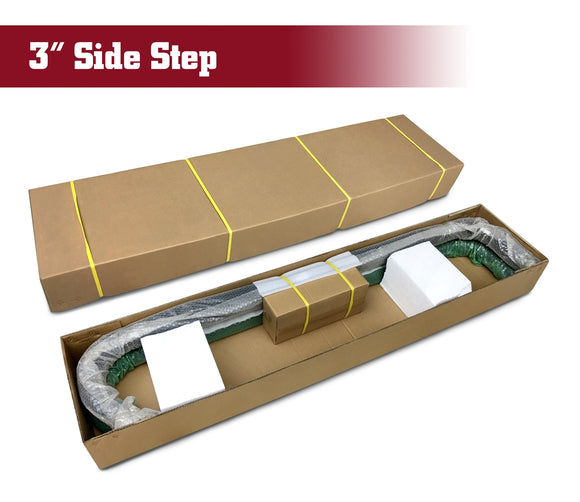 TAC 3" Gloss Black Side Steps Compatible with 2000-2006 Toyota Tundra Access Cab| Running Boards| Side Bars| Step Rails| Nerf Bars| Rocker Slider| Pickup Truck Accessories (2 PCS)