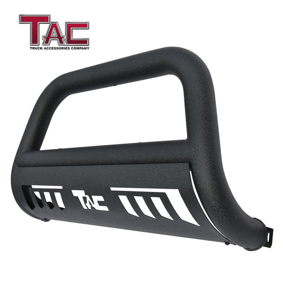 TAC Heavy Texture Black 3" Bull Bar for 2011-2021 Jeep Grand Cherokee (Incl.22 WK & Excl. Limited X, SRT, Summit, Trackhawk, L Model, High Altitude, 80th Anniversary) | 2011-2013 Dodge Durango SUV Front Bumper Grille Guard Brush Guard Off Road Accessories
