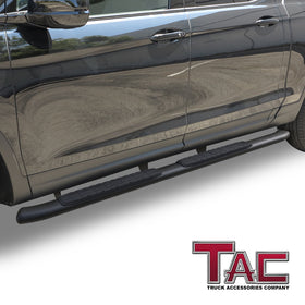 TAC Side Steps Running Boards Compatible with 2017-2025 Honda Ridgeline Truck Pickup 4.25" Texture Black Side Bars Nerf Bars Off Road Accessories (2pcs) - 0