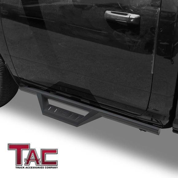 TAC Sidewinder Running Boards Fit 2009-2018 Dodge RAM 1500 | 2010-2025 2500 3500 Regular Cab (Incl. 2019-2023 Ram 1500 Classic) Truck 4" Drop Fine Texture Black Side Steps Nerf Bars Rock Slider Armor Off-Road (2pcs)