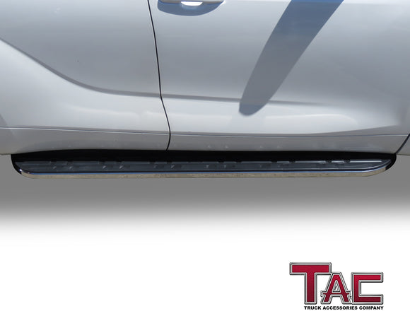 TAC Cobra Running Boards Compatible With 2020-2025 Toyota Highlander(Incl. Hybrid) SUV Side Steps Nerf Bars Step Rails Aluminum Black Off-Road City Exterior Accessories 2 pieces one pair