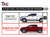 TAC Heavy Texture Black 3" Side Steps For 2019-2024 Ford Ranger SuperCrew Cab Truck | Running Boards | Nerf Bars | Side Bars