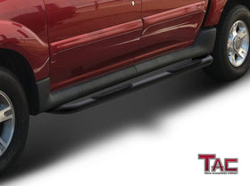 TAC 3" Gloss Black Side Steps Compatible with 2001-2006 Ford Explorer Sport Trac| Running Boards| Side Bars| Step Rails| Nerf Bars| Rocker Slider| Pickup Truck Accessories (2 PCS) - 0