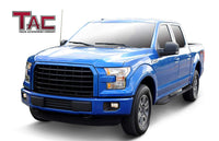 TAC Heavy Texture Black 3" Side Steps For 2015-2024 Ford F150 & 2022-2024 F150 Lightning EV Supercrew Cab /2017-2024 Ford F250/350/450/550 Super Duty Crew Cab Truck | Running Boards | Nerf Bars | Side Bars