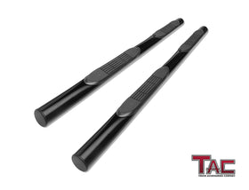 TAC 3" Gloss Black Side Steps Compatible with 2002-2006 Honda CRV| Running Boards| Side Bars| Step Rails| Nerf Bars| Rocker Slider| SUV Accessories (2 PCS)