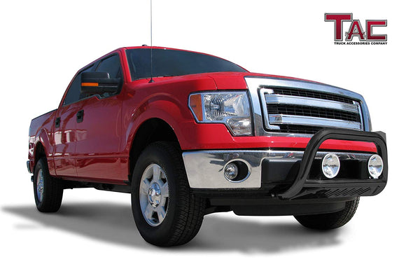 TAC Gloss Black 3" Bull Bar For 2011-2025 Ford F150 EcoBoost ( Excluded  all F150 Raptor models/2020-2022 Diesel models) Truck Front Bumper Brush Grille Guard Nudge Bar