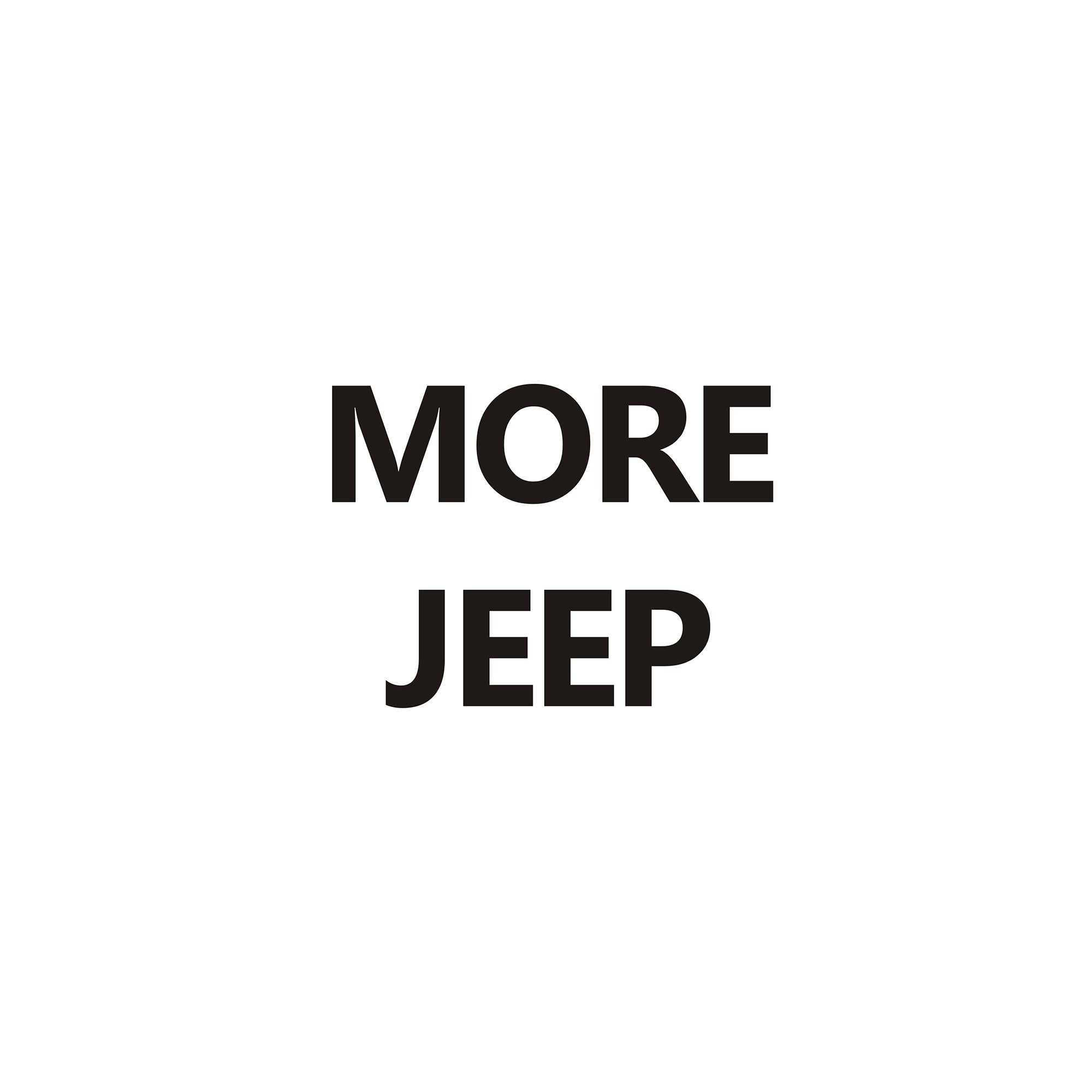 MORE JEEP