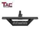 TAC Hitch Step Universal Fit 2" Rear Hitch Receivers with 4" Drop Heavy Duty Steel with Fine Texture Black Finish Lock Pin and Safety Clip Included-2