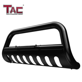 TAC Bull Bar Compatible with 2025-2026 Dodge Ram 1500 Pickup Truck 3 inches Black Front Brush Bumper Guard Grille Guard Push Guard Off Road Automotive Accessories