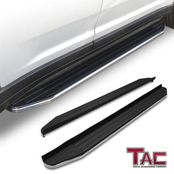 TAC Viewpoint Running Boards Compatible with 2025-2026 Toyota 4Runner SUV| 5.5 Inch Width| Side Steps| Nerf Bars| Step Rails| Aluminum| Black (2 PCS) - 0