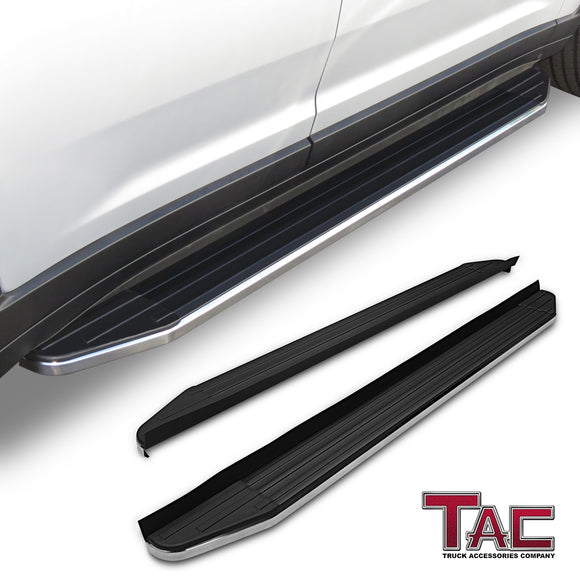 TAC Viewpoint Running Boards Compatible with 2025-2026 Toyota 4Runner SUV| 5.5 Inch Width| Side Steps| Nerf Bars| Step Rails| Aluminum| Black (2 PCS)