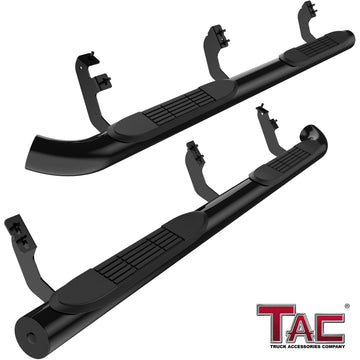 TAC 3" Gloss Black Side Steps Compatible with 2025-2026 Toyota 4Runner| Running Boards| Side Bars| Step Rails| Nerf Bars| Rocker Slider| Pickup Truck Accessories (2 PCS)