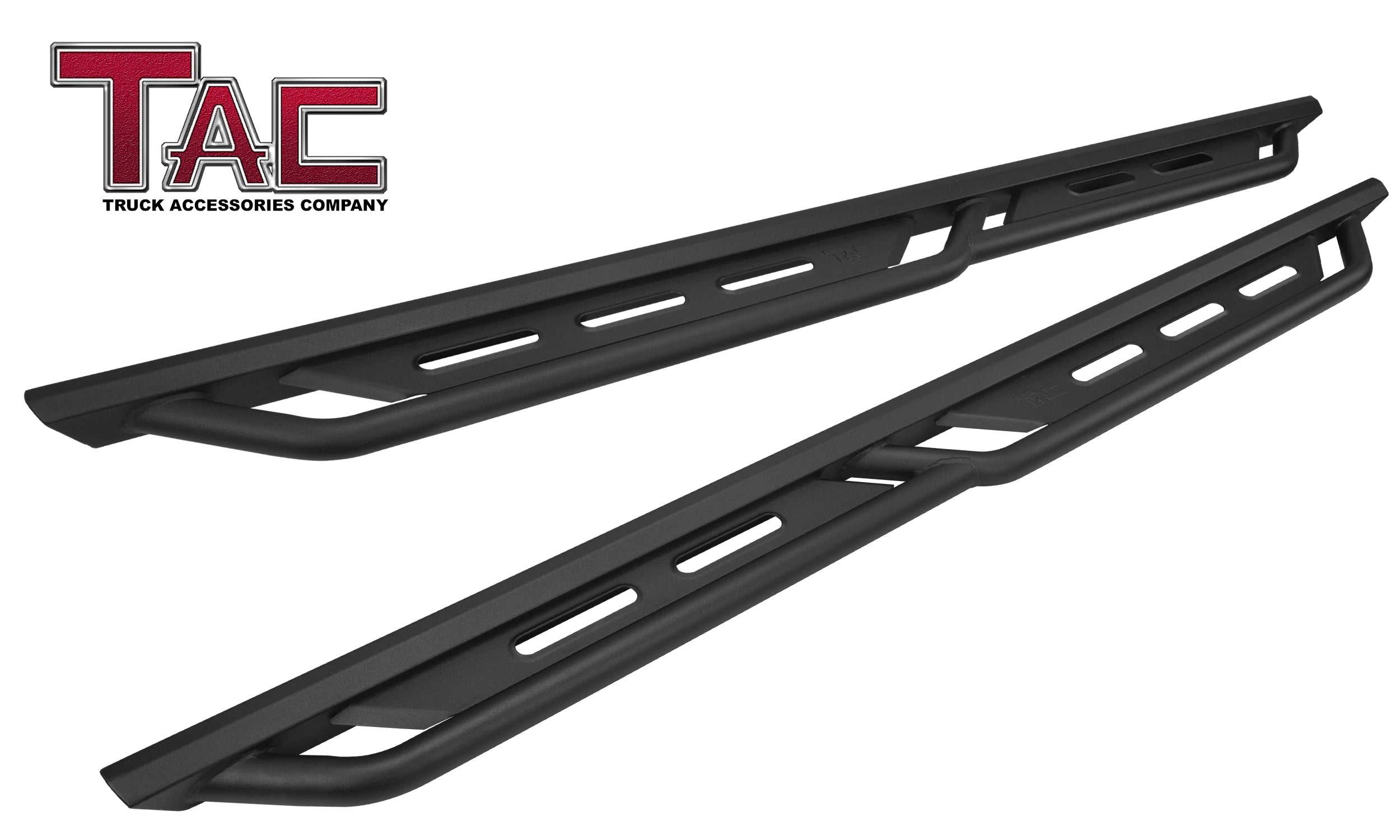 KYX 6 inches Running Boards Side Steps Fit for 2005-2023 Toyota Tacoma  Double Cab(Nerf Bar Side Steps Side Bars), Textured Black Powder Coated