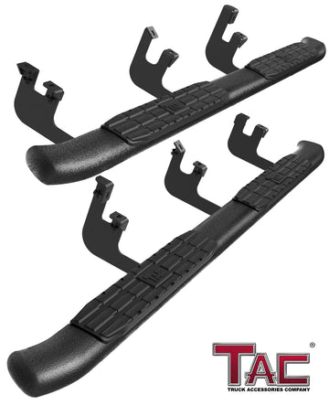 TAC Side Steps Running Boards Compatible with 2017-2026 Honda Ridgeline Truck Pickup 4.25" Texture Black Side Bars Nerf Bars Off Road Accessories (2pcs)