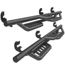 TAC Gen5HD Running Boards W/T 4"-Drop Compatible with 2015-2026 Chevy Colorado/GMC Canyon Crew Cab Truck| Side Steps| Nerf Bar| Two-Stair| 2 pcs