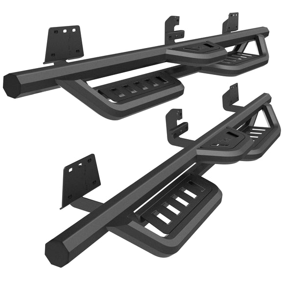 TAC Gen5HD Running Boards W/T 4"-Drop Compatible with 2019-2026 Ram 1500 Crew Cab(Excl. 2019-2024 Ram 1500 Classic) Truck| Side Steps| Nerf Bar| Two-Stair| 2 pcs