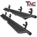 TAC SUMMIT Running Boards Compatible with 2015-2026 F150 Supercrew Cab| 2022-2026 F150 Lightning EV| 2017-2026 Super Duty Crew Cab| Side Steps| Nerf Bars| Step Rails| Exterior Accessories| Black(2pcs)-1