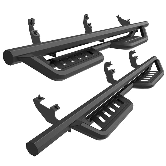 TAC Gen5 Running Boards Compatible with 2021-2026 Ford Bronco 4 Door| 4" Drop Side Steps Nerf Bars | SUV Exterior Accessories | Fine Texture Black (2pcs)