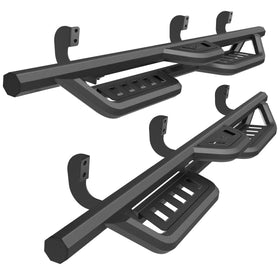 TAC Gen5HD Running Boards W/T 4"-Drop Compatible with 2005-2026 Nissan Frontier Crew Cab Truck| Side Steps| Nerf Bar| Two-Stair| 2 pcs