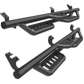 TAC Gen5HD Running Boards W/T 4"-Drop Compatible with 2005-2023 Toyota Tacoma Double Cab Truck| Side Steps| Nerf Bar| Two-Stair| 2 pcs