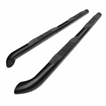 TAC 3" Gloss Black Side Steps Compatible with 2001-2004 Toyota Tacoma Double Cab| Running Boards| Side Bars| Step Rails| Nerf Bars| Rocker Slider| Pickup Truck Accessories (2 PCS)