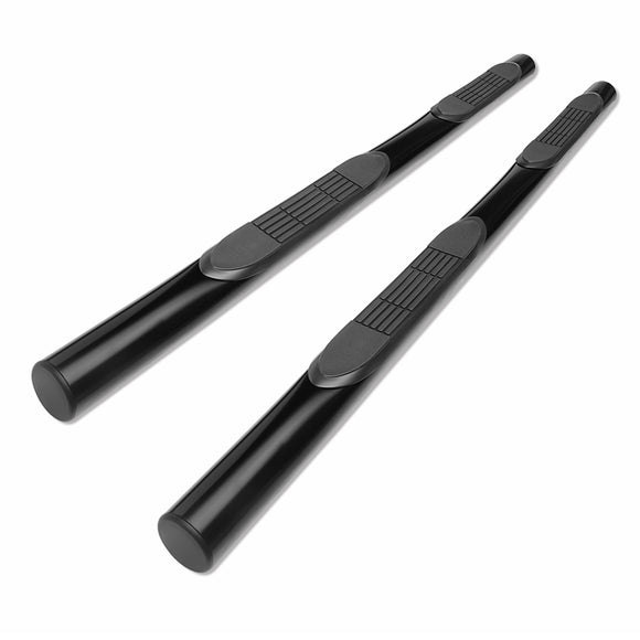 TAC 3" Gloss Black Side Steps Compatible with 2001-2007 Ford Escape/Mercury Mariner| Running Boards| Side Bars| Step Rails| Nerf Bars| Rocker Slider| Pickup Truck Accessories (2 PCS)