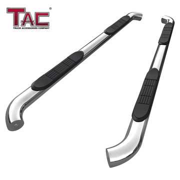 TAC 3" Stainless Steel Side Steps Compatible with 2022-2026 Toyota Tundra Double Cab| Running Boards| Side Bars| Step Rails| Nerf Bars| Rocker Slider| Pickup Truck Accessories (2 PCS)