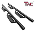 Fits 2005-2023 Toyota Tacoma Double Cab| Running Boards| Side Steps| Nerf Bars| 4" Drop| Tubular Style| Fine Texture Black