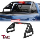 Fits 2007-2026 Tundra Full Size Pickup Truck Roll Bar| Sport Bar| With Brake Light| Carbon Steel Black(Include Mount Plate of LED Light)-1