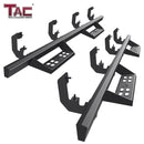TAC Sniper Running Boards Compatible with 2019-2025 Chevy Silverado/GMC Sierra 1500 | 2020-2025 2500/3500 Crew Cab Truck Pickup 4" Drop Fine Texture Black Side Steps Nerf Bars Accessories (2pcs)-1