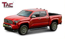 TAC Side Steps for 2024-2025 Tacoma Double Cab (Incl. Hybrid model) Pickup Truck 4" Oval Bend Texture Black Nerf Bars Running Boards (Texture Powder Coating Brackets)-4