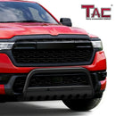 TAC Bull Bar Compatible with 2025-2026 Dodge Ram 1500 Pickup Truck 3 inches Black Front Brush Bumper Guard Grille Guard Push Guard Off Road Automotive Accessories-3