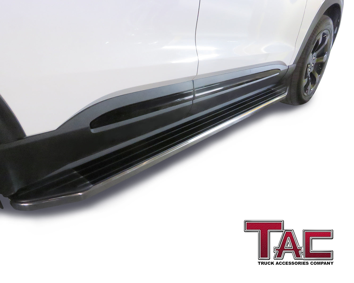 TAC Viewpoint Running Boards Compatible with 2020-2025 Ford Explorer SUV| 5.5 Inch Width| Side Steps| Nerf Bars| Step Rails| Aluminum| Black (2 PCS) - 0