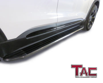 TAC Viewpoint Running Boards Compatible with 2020-2026 Ford Explorer SUV| 5.5 Inch Width| Side Steps| Nerf Bars| Step Rails| Aluminum| Black (2 PCS) - 0