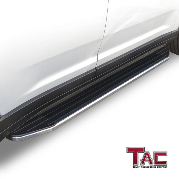 TAC Running Boards Fit 2021-2023 Jeep Grand Cherokee L / 2022-2023 Grand Cherokee (Exclude 2022-2023 4xe Models) SUV 5.5” Aluminum Black Side Steps Nerf Bars Step Rails Exterior Accessories 2Pcs