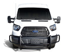 TAC Custom Fit 2020-2024 Ford Transit 2WD (Excl. 2022-2024 E-Transit) Front Runner Guard BLK Brush Nudge Push Bull Bar-3