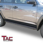 TAC Cobra Running Boards Compatible With Toyota 4Runner 2010-2013 SR5/ 2010-2023 Limited/2020-2021 Nightshade Edition / 2022-2023 TRD Sport SUV Side Steps Nerf Bars Step Rails Aluminum Black Off-Road