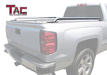 TAC Bed Rails fit 2014-2023 Chevy Silverado/Sierra 1500 | 2015-2019 Silverado/Sierra 2500/3500 6.5' Standard Bed (Exclude Denali CarbonPro Editions) Stainless Steel Truck Accessories -1 Pair