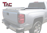 TAC Bed Rails fit 2014-2024 Chevy Silverado/Sierra 1500 | 2015-2019 Silverado/Sierra 2500/3500 6.5' Standard Bed (Exclude Denali CarbonPro Editions) Stainless Steel Truck Accessories -1 Pair