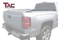 TAC Bed Rails fit 2014-2024 Chevy Silverado/Sierra 1500 | 2015-2019 Silverado/Sierra 2500/3500 6.5' Standard Bed (Exclude Denali CarbonPro Editions) Stainless Steel Truck Accessories -1 Pair