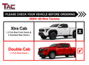TAC 3" Stainless Steel Side Steps Compatible with 2024-2025 Toyota Tacoma Double Cab(Incl. Hybrid model)| Running Boards| Side Bars| Step Rails| Nerf Bars| Rocker Slider| Pickup Truck Accessories (2 PCS)-2