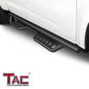 TAC Gen5 Running Boards Compatible with 2015-2026 Chevy Colorado/GMC Canyon Crew Cab| 4" Drop Side Steps Nerf Bars | Pickup Truck Off-Road Exterior Accessories | Fine Texture Black (2pcs)-2