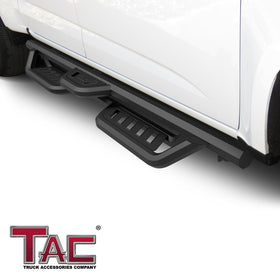 TAC Gen5HD Running Boards W/T 4"-Drop Compatible with 2015-2026 Chevy Colorado/GMC Canyon Crew Cab Truck| Side Steps| Nerf Bar| Two-Stair| 2 pcs - 0