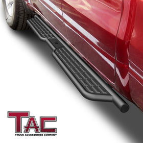 TAC Summit Running Boards Compatible with 2019-2026 Ram1500 Crew Cab(Excl. 2019-2024 Ram1500 Classic)| Side Steps| Nerf Bars| Step Rails| Pickup Truck Off-Road Exterior Accessories| Black (2pcs) - 0